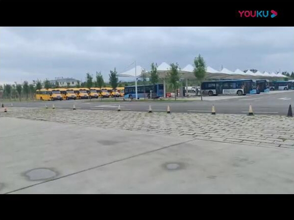 膜結構車棚安裝完畢